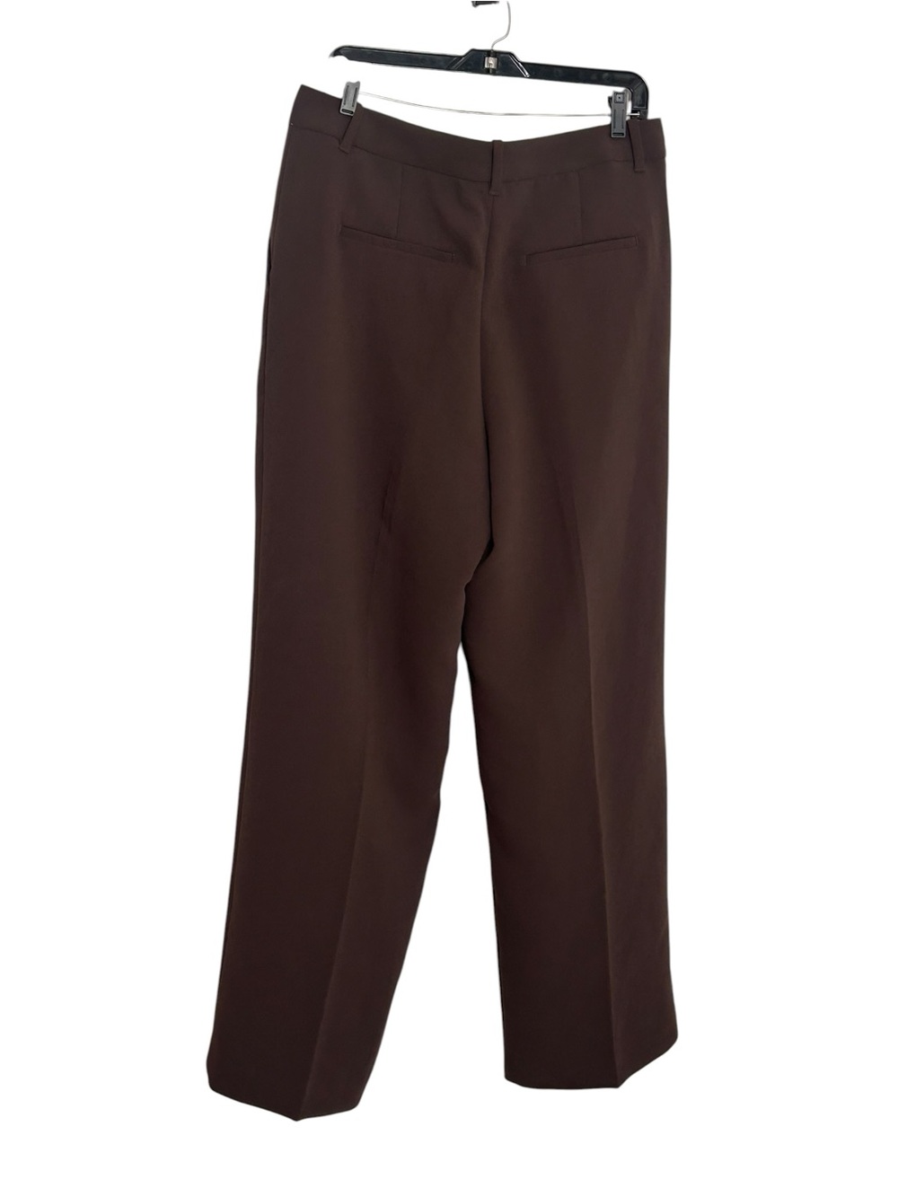 Aritzia Wilfred The Effortless Pant High Rise Wide Leg Rich Mocha Brown NWT 12 - Picture 3 of 7
